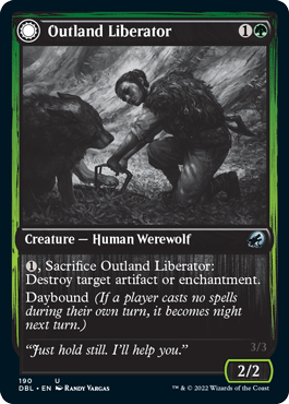 Outland Liberator // Frenzied Trapbreaker [Innistrad: Double Feature] | Good Games Morley