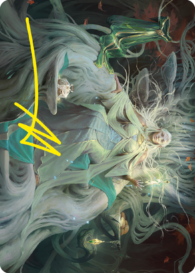 Galadriel, Gift-Giver Art Card (Gold-Stamped Signature) [The Lord of the Rings: Tales of Middle-earth Art Series] | Good Games Morley