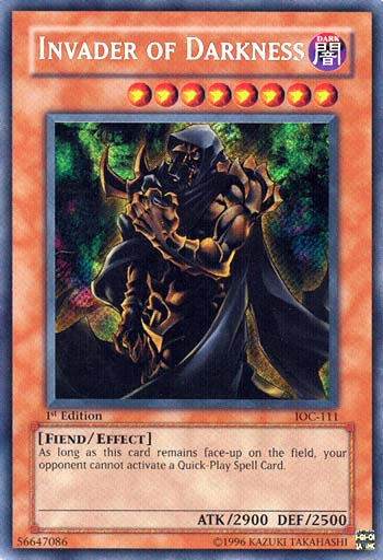 Invader of Darkness [IOC-111] Secret Rare | Good Games Morley
