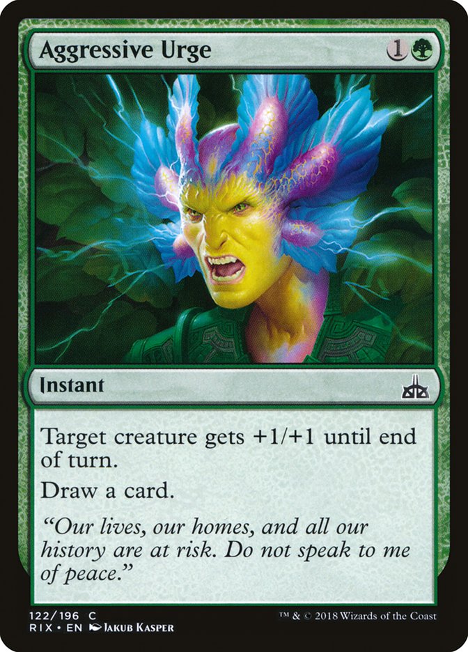 Aggressive Urge [Rivals of Ixalan] | Good Games Morley