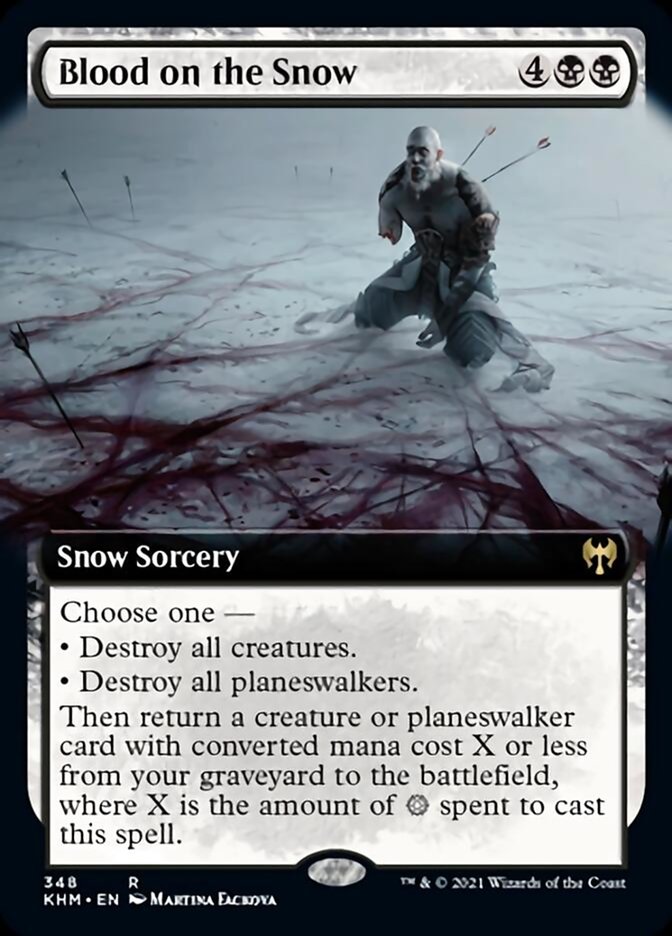 Blood on the Snow (Extended Art) [Kaldheim] | Good Games Morley