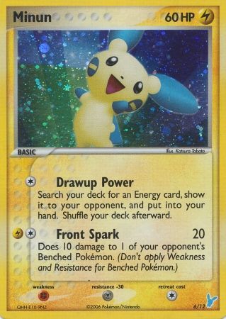 Minun (6/12) [EX: Trainer Kit 2 - Minun] | Good Games Morley