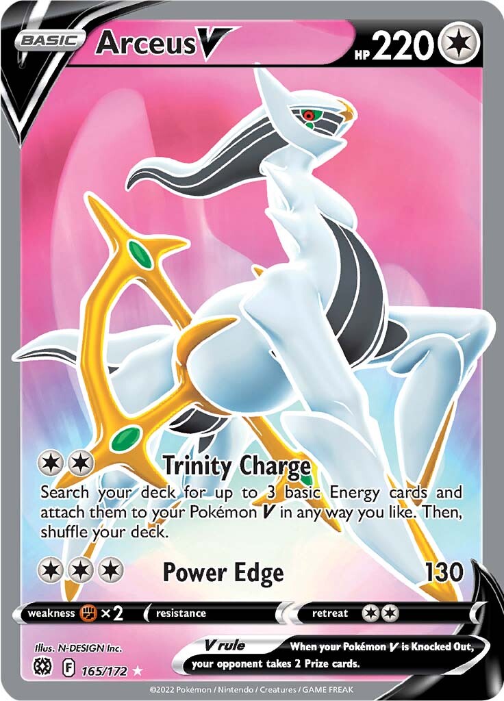 Arceus V (165/172) [Sword & Shield: Brilliant Stars] | Good Games Morley