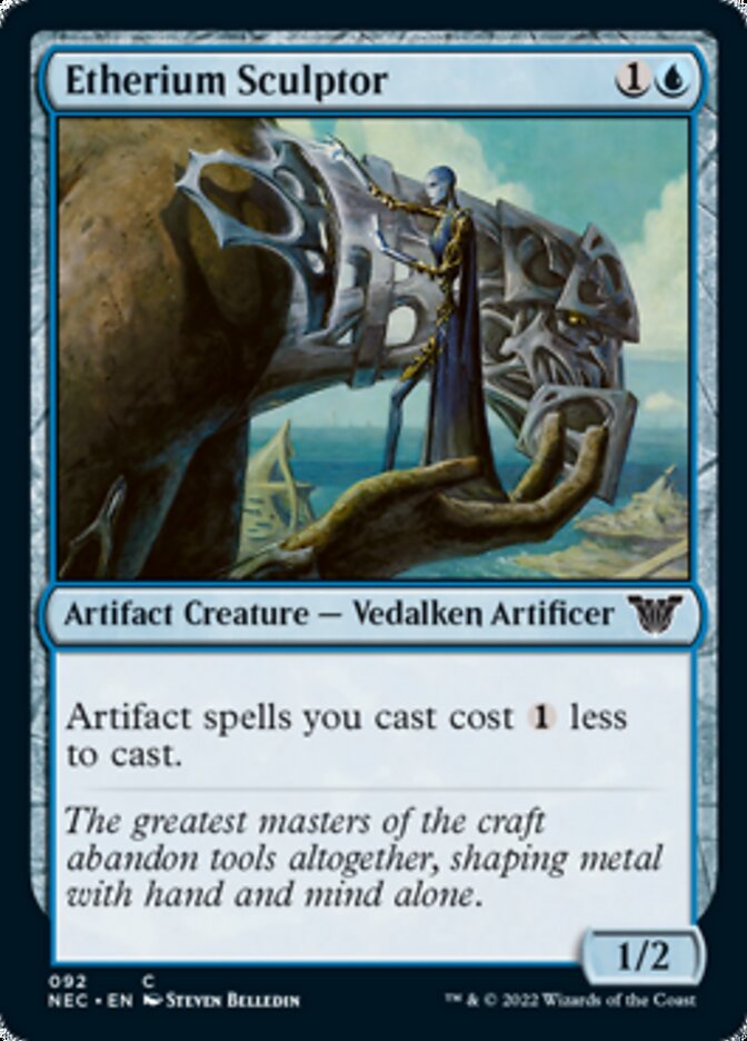 Etherium Sculptor [Kamigawa: Neon Dynasty Commander] | Good Games Morley