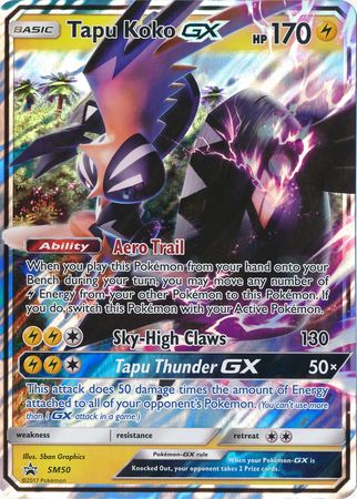 Tapu Koko GX (SM50) (Jumbo Card) [Sun & Moon: Black Star Promos] | Good Games Morley