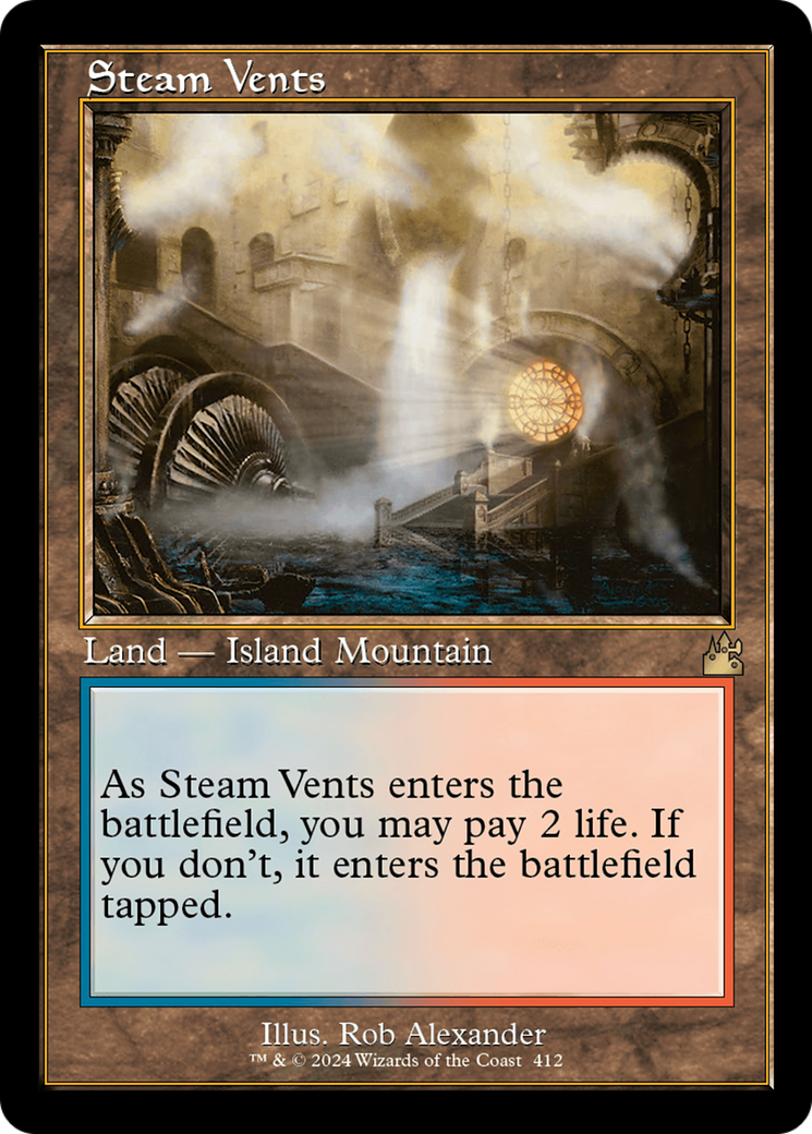 Steam Vents (Retro) [Ravnica Remastered] | Good Games Morley