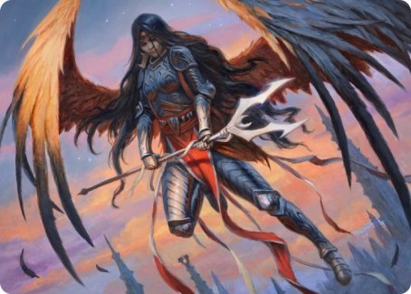 Liesa, Forgotten Archangel Art Card [Innistrad: Midnight Hunt Art Series] | Good Games Morley
