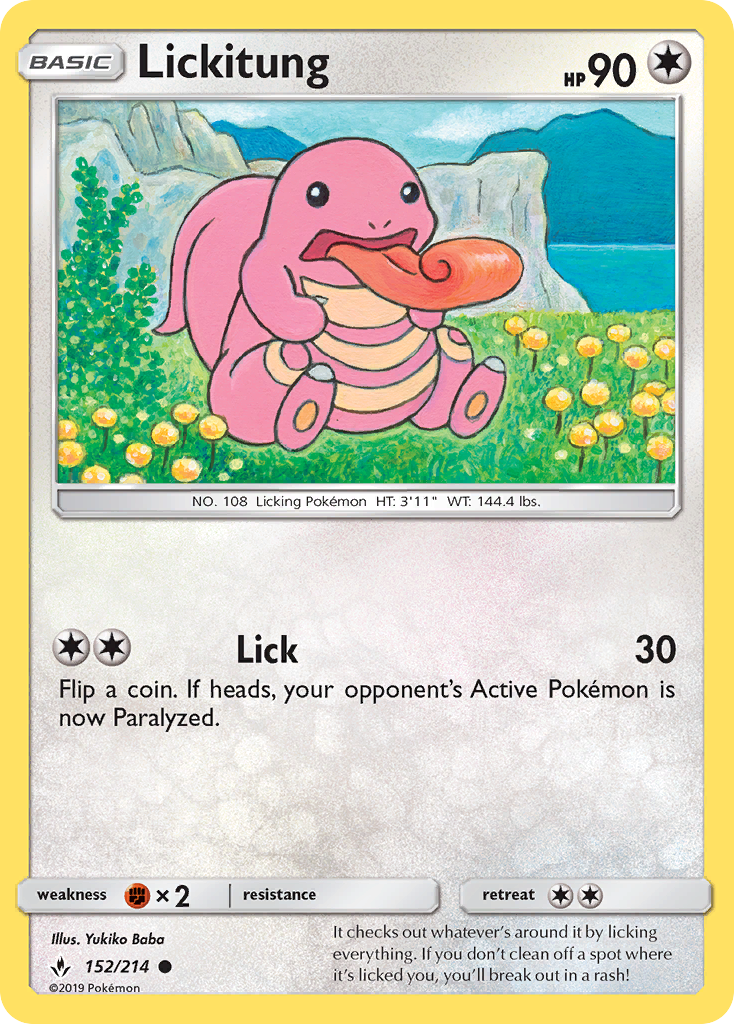 Lickitung (152/214) [Sun & Moon: Unbroken Bonds] | Good Games Morley