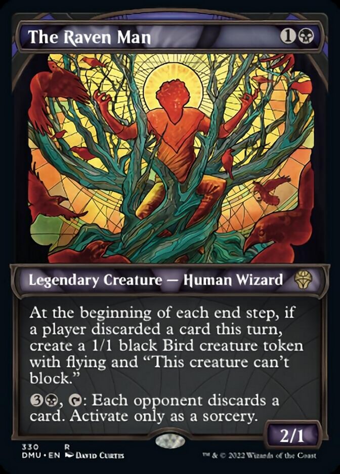 The Raven Man (Showcase Textured) [Dominaria United] | Good Games Morley