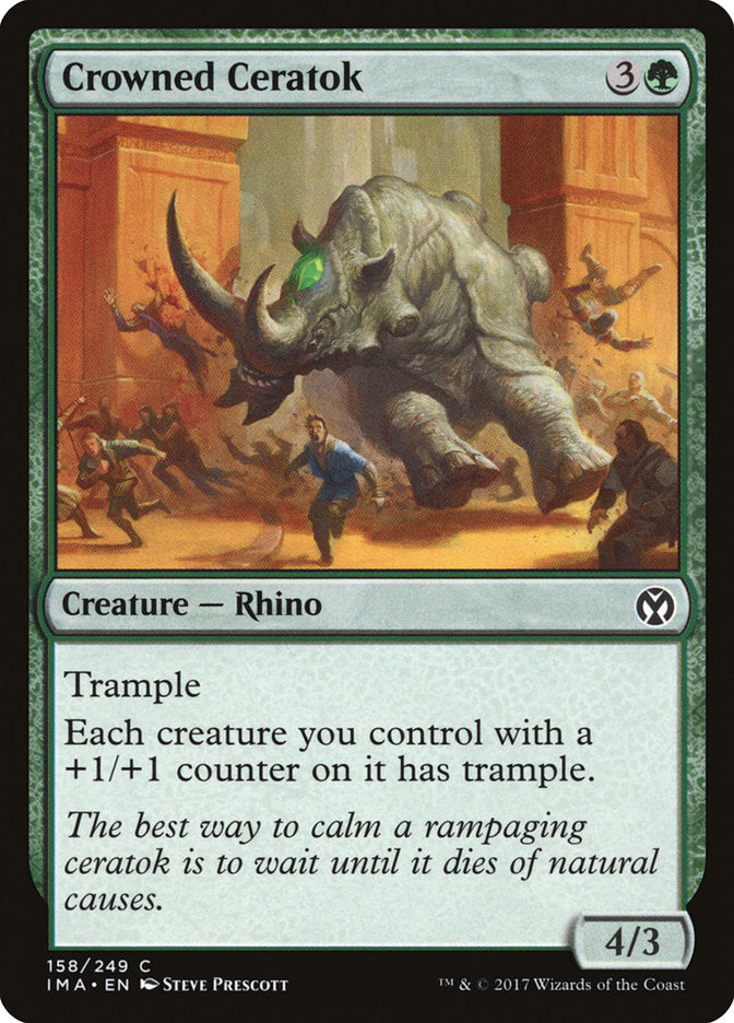 Crowned Ceratok [Iconic Masters] | Good Games Morley