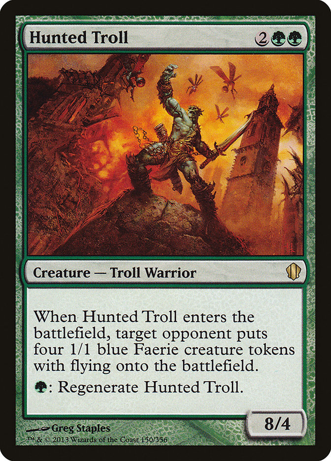 Hunted Troll [Commander 2013] | Good Games Morley