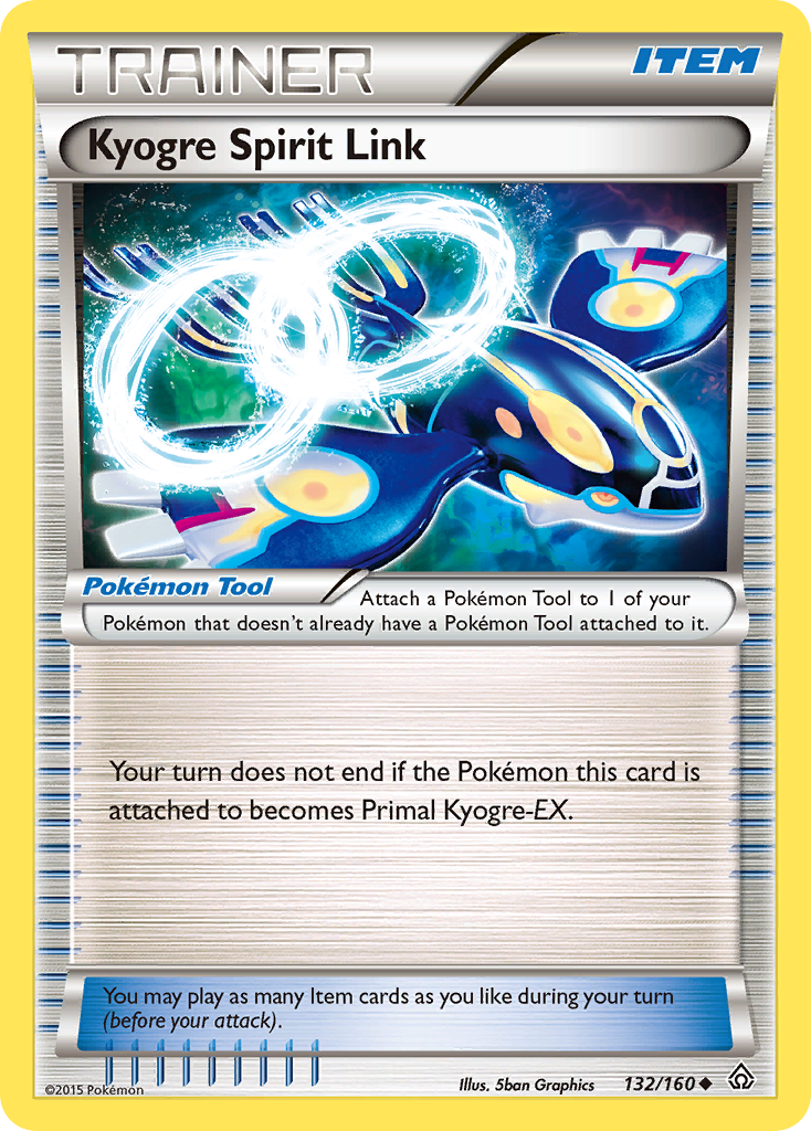 Kyogre Spirit Link (132/160) [XY: Primal Clash] | Good Games Morley