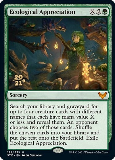 Ecological Appreciation [Strixhaven: School of Mages Prerelease Promos] | Good Games Morley
