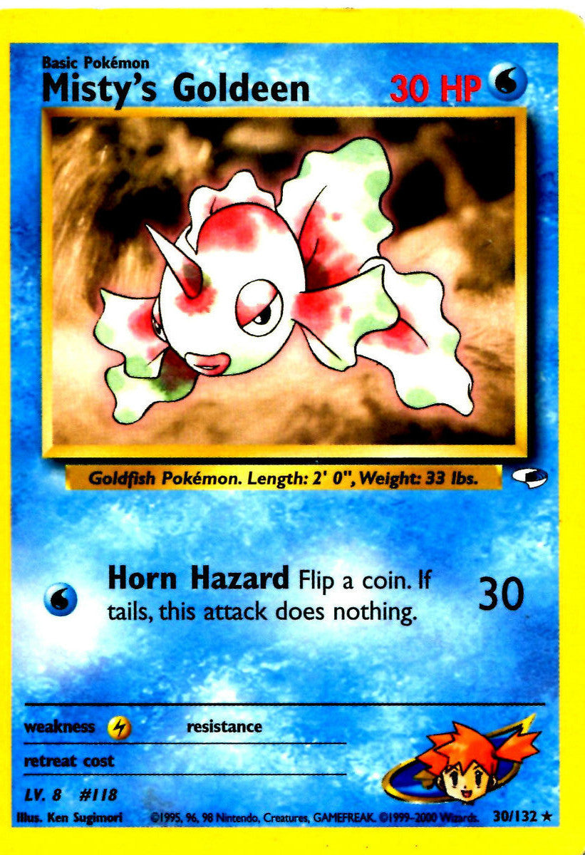 Misty's Goldeen (30/132) [Gym Heroes Unlimited] | Good Games Morley