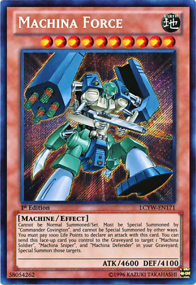 Machina Force [LCYW-EN171] Secret Rare | Good Games Morley