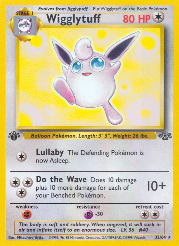 Wigglytuff (32/64) [Jungle 1st Edition] | Good Games Morley