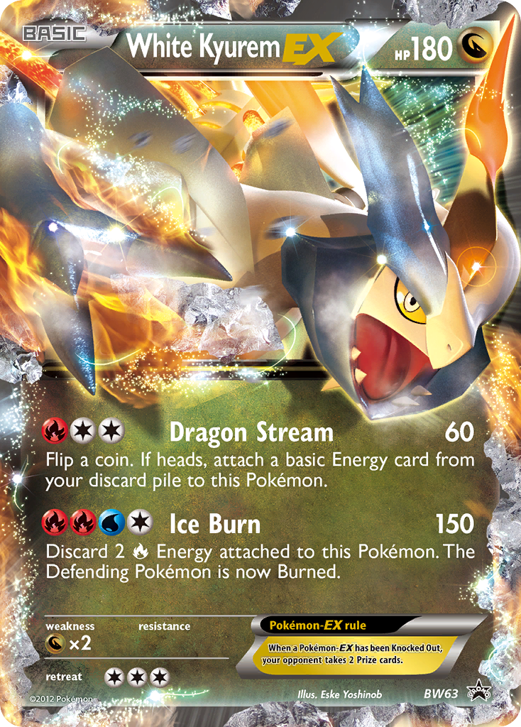 White Kyurem EX (BW63) [Black & White: Black Star Promos] | Good Games Morley