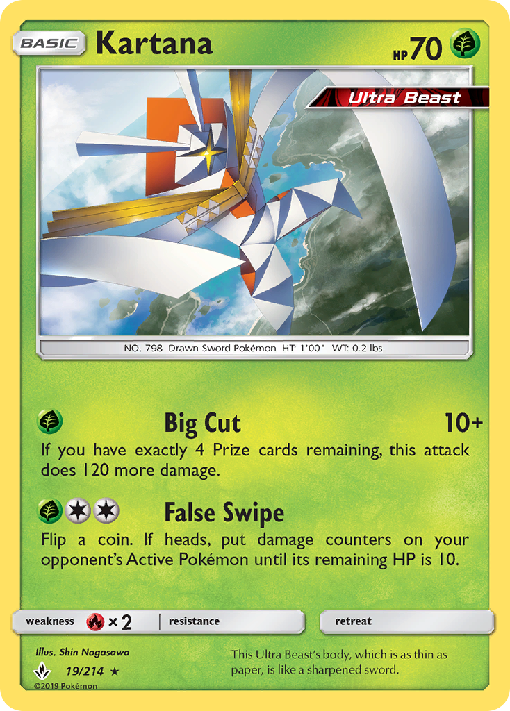 Kartana (19/214) [Sun & Moon: Unbroken Bonds] | Good Games Morley
