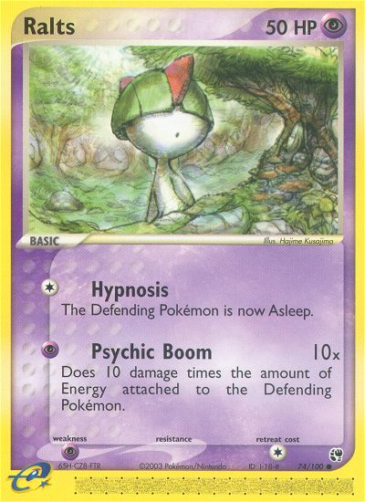 Ralts (74/100) [EX: Sandstorm] | Good Games Morley