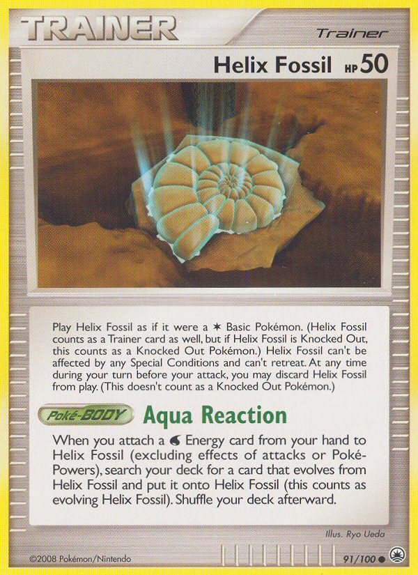 Helix Fossil (91/100) [Diamond & Pearl: Majestic Dawn] | Good Games Morley