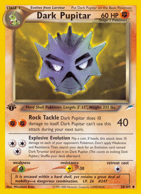 Dark Pupitar (38/105) [Neo Destiny 1st Edition] | Good Games Morley