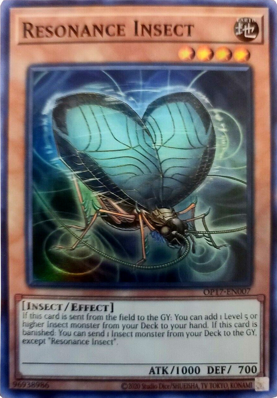 Resonance Insect [OP17-EN007] Super Rare | Good Games Morley