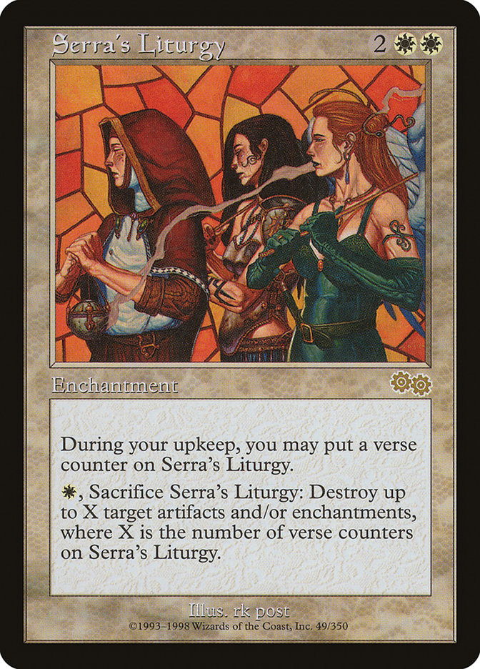 Serra's Liturgy [Urza's Saga] | Good Games Morley