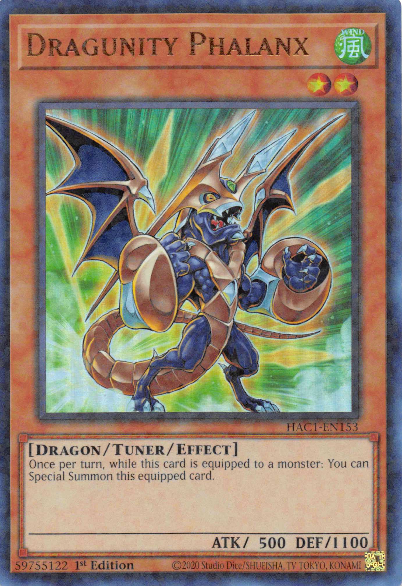 Dragunity Phalanx (Duel Terminal) [HAC1-EN153] Parallel Rare | Good Games Morley