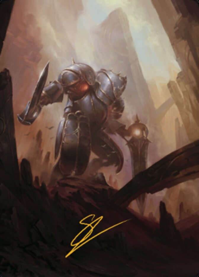 Mountain Art Card (Gold-Stamped Signature) [The Brothers' War Art Series] | Good Games Morley