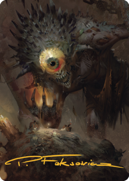 Nothic Art Card (Gold-Stamped Signature) [Commander Legends: Battle for Baldur's Gate Art Series] | Good Games Morley