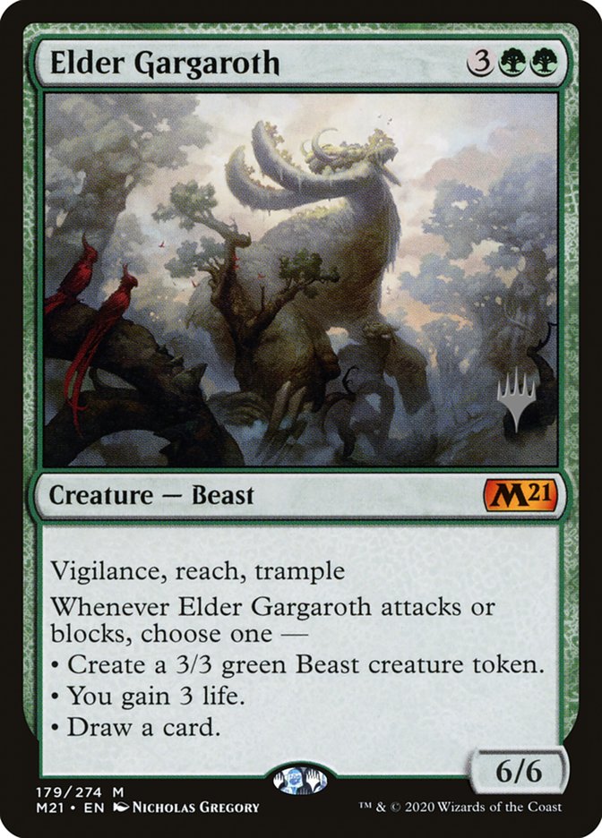Elder Gargaroth (Promo Pack) [Core Set 2021 Promos] | Good Games Morley