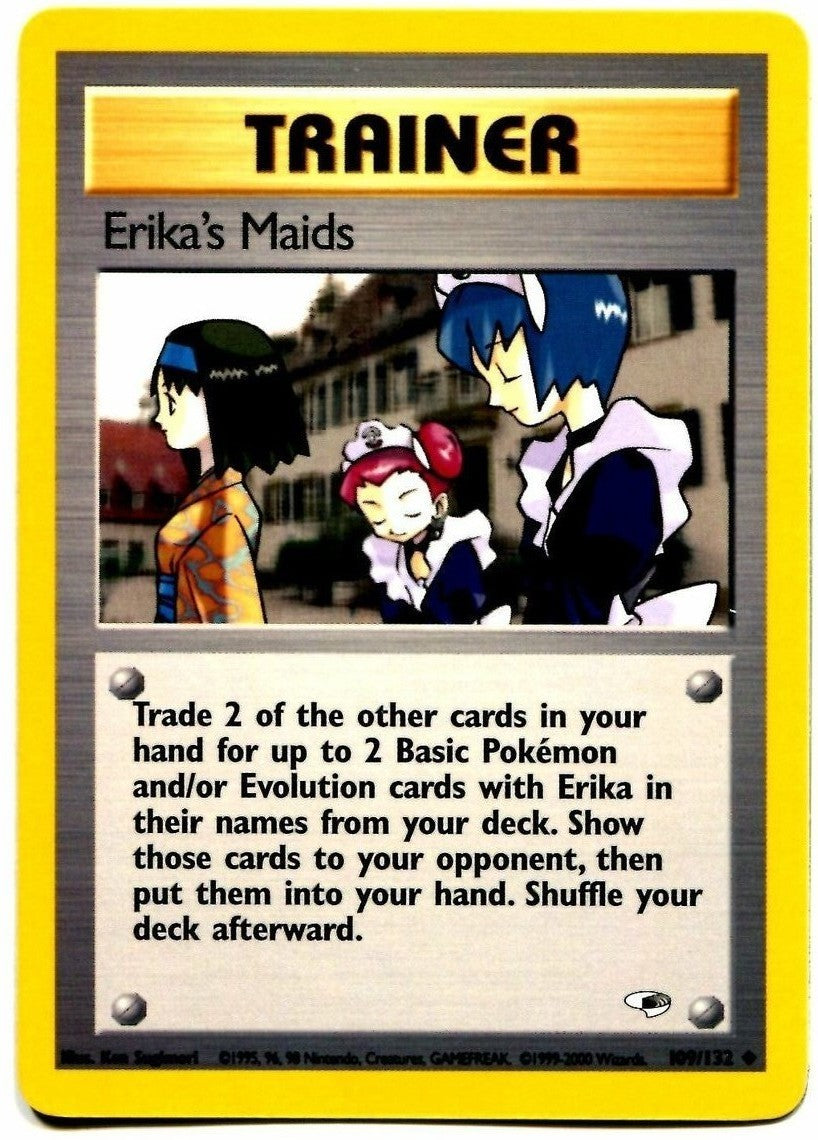 Erika's Maids (109/132) [Gym Heroes Unlimited] | Good Games Morley