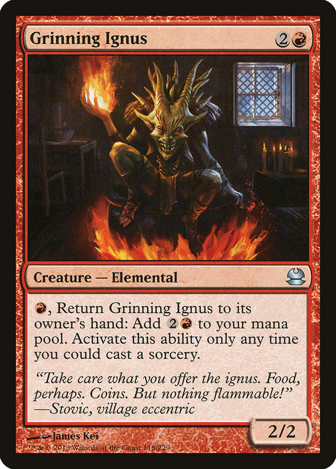 Grinning Ignus [Modern Masters] | Good Games Morley