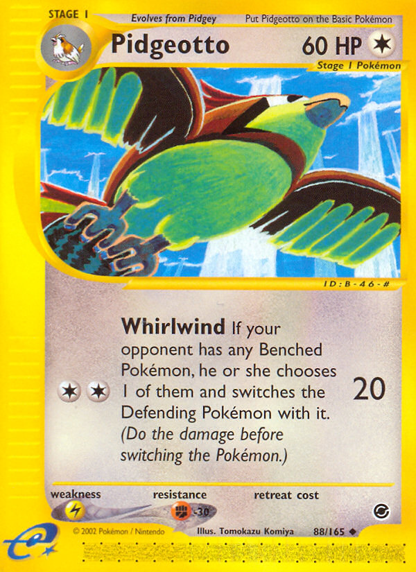 Pidgeotto (88/165) [Expedition: Base Set] | Good Games Morley