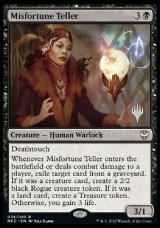 Misfortune Teller (Promo Pack) [Streets of New Capenna Commander Promos] | Good Games Morley