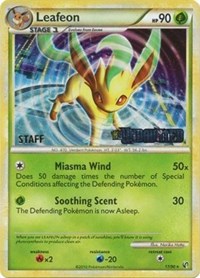 Leafeon (17/90) (Prerelease Promo) [Staff] [Nintendo: Black Star Promos] | Good Games Morley