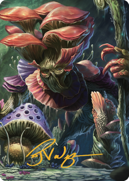 Myconid Spore Tender Art Card (Gold-Stamped Signature) [Commander Legends: Battle for Baldur's Gate Art Series] | Good Games Morley