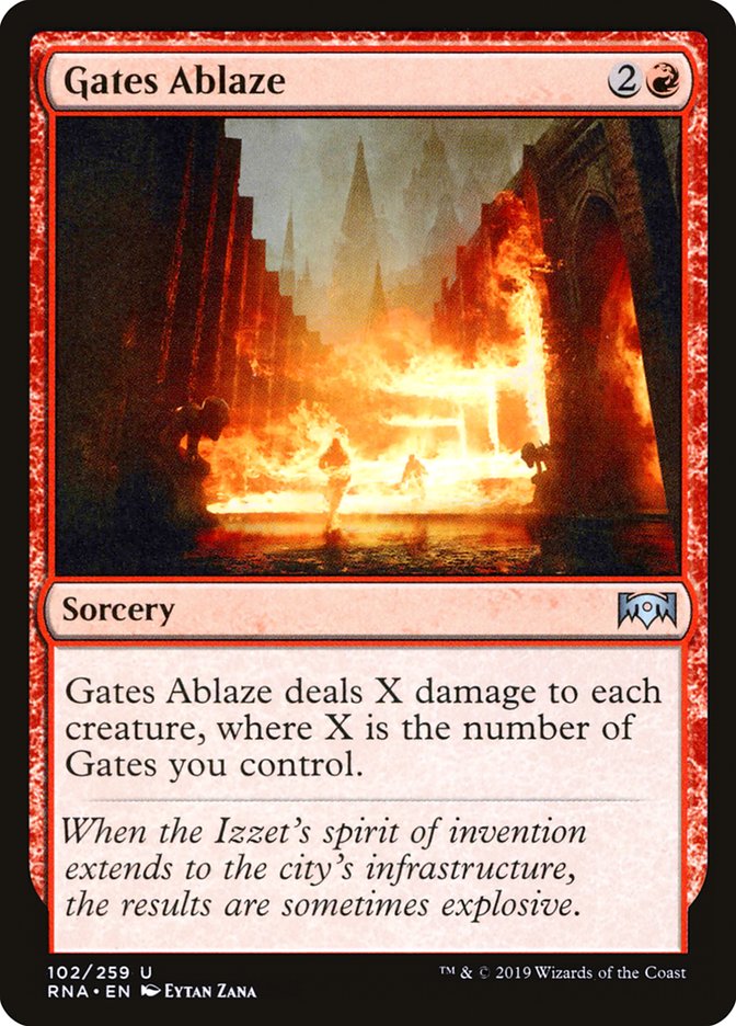 Gates Ablaze [Ravnica Allegiance] | Good Games Morley