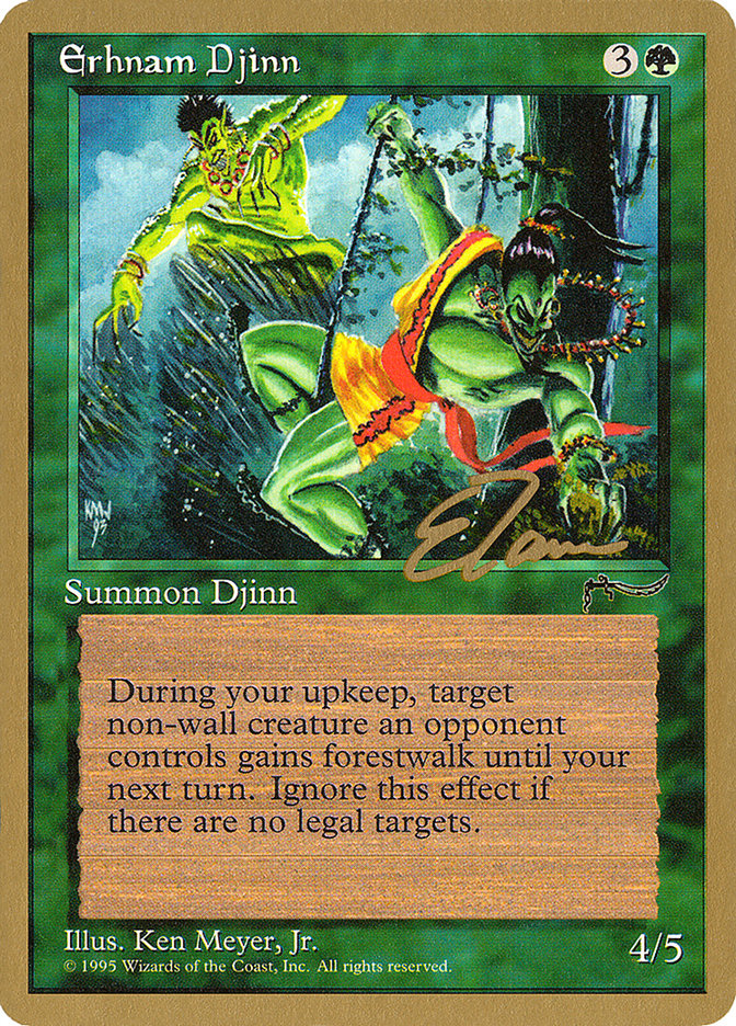 Erhnam Djinn (Eric Tam) [Pro Tour Collector Set] | Good Games Morley