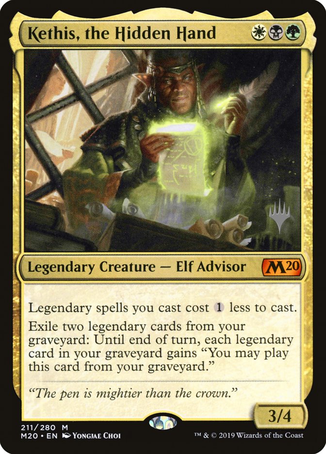 Kethis, the Hidden Hand (Promo Pack) [Core Set 2020 Promos] | Good Games Morley