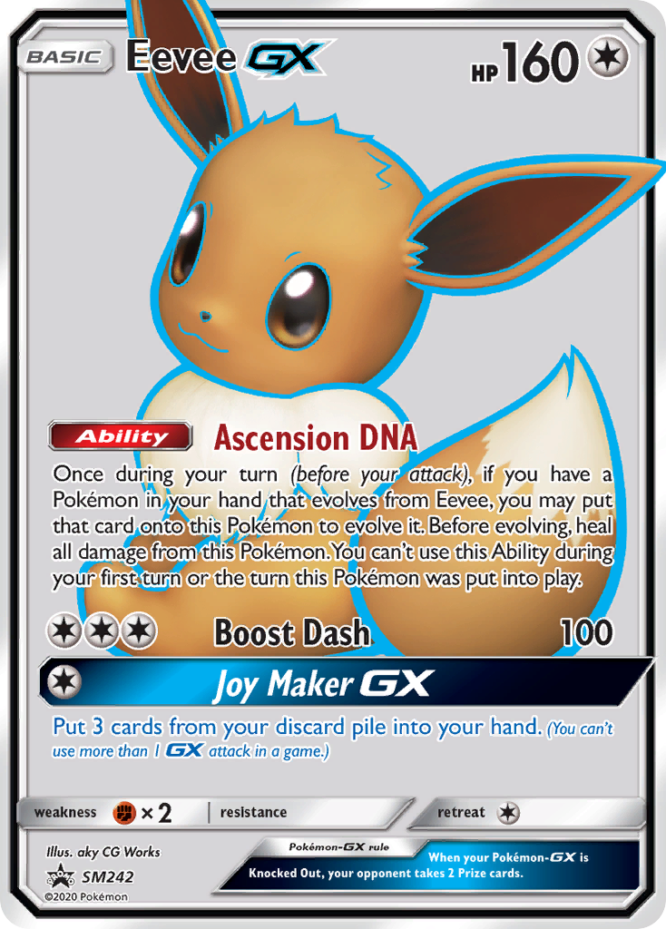 Eevee GX (SM242) [Sun & Moon: Black Star Promos] | Good Games Morley