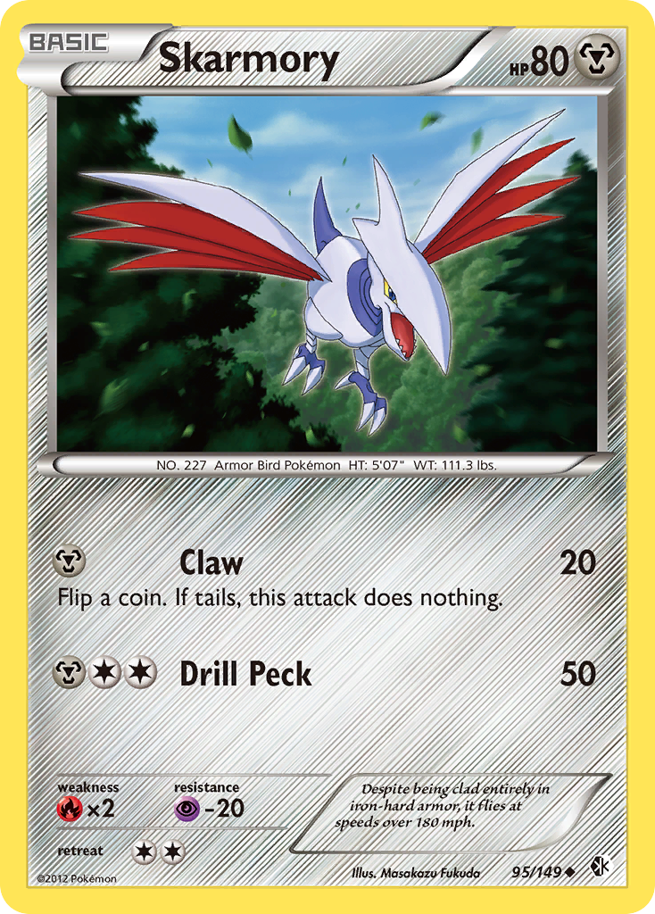 Skarmory (95/149) [Black & White: Boundaries Crossed] | Good Games Morley