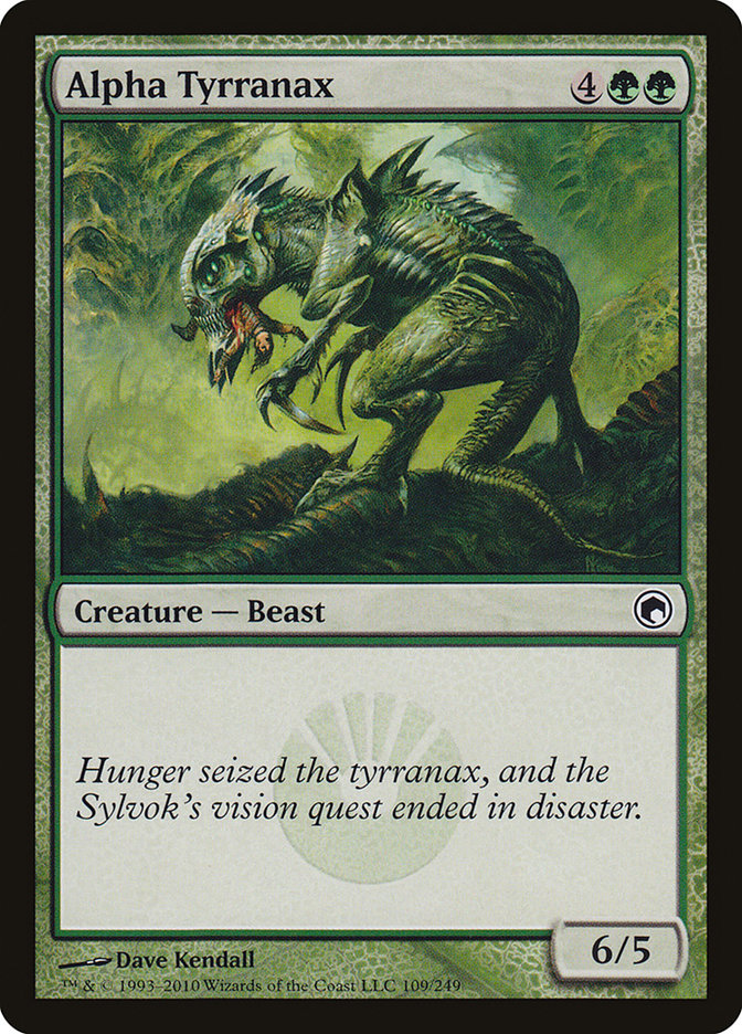 Alpha Tyrranax [Scars of Mirrodin] | Good Games Morley