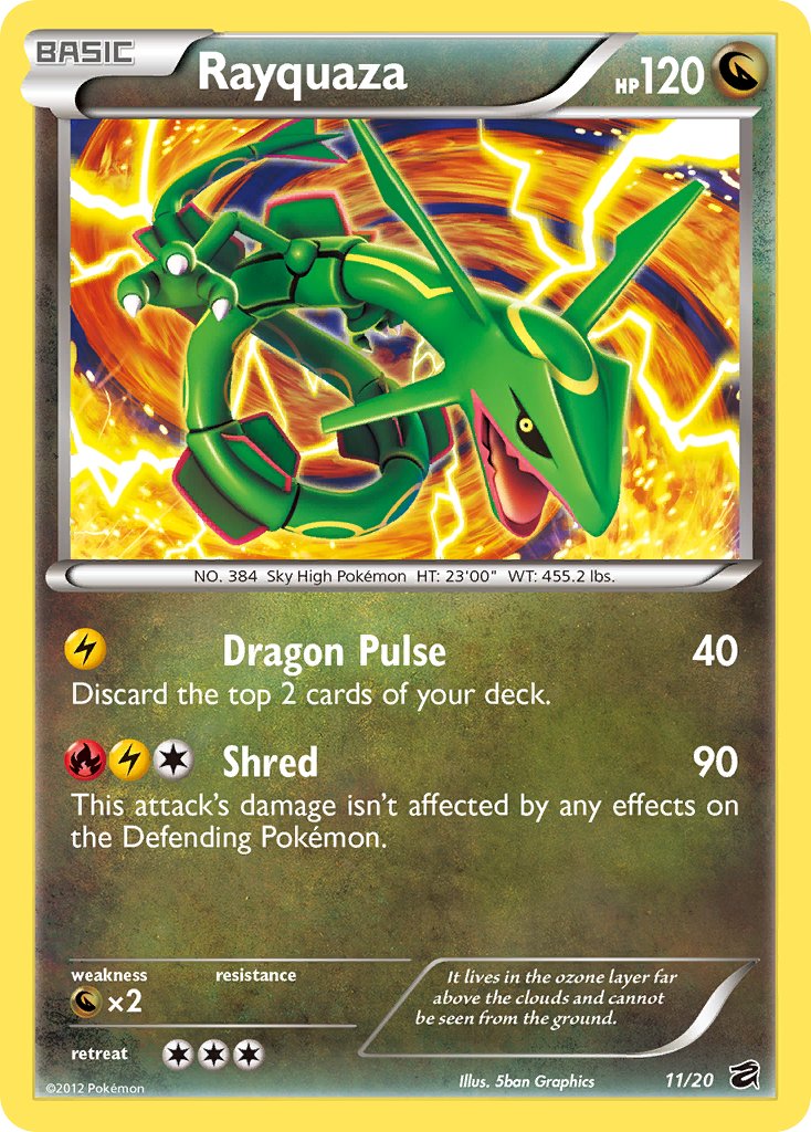 Rayquaza (11/20) (Blister Exclusive) [Black & White: Dragon Vault] | Good Games Morley