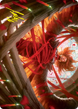 Sigarda's Imprisonment Art Card (Gold-Stamped Signature) [Innistrad: Crimson Vow Art Series] | Good Games Morley