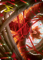 Sigarda's Imprisonment Art Card (Gold-Stamped Signature) [Innistrad: Crimson Vow Art Series] | Good Games Morley