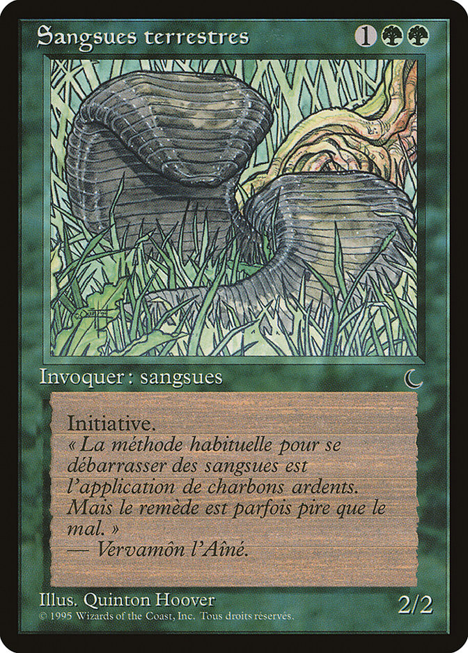 Land Leeches (French) - "Sangsues terrestres" [Renaissance] | Good Games Morley
