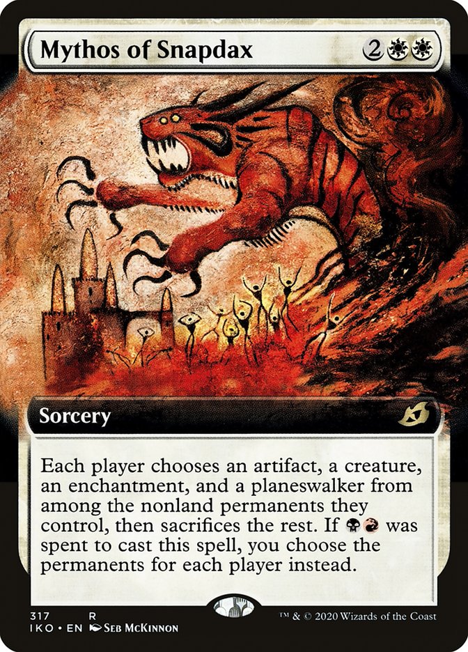 Mythos of Snapdax (Extended Art) [Ikoria: Lair of Behemoths] | Good Games Morley