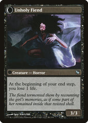 Cloistered Youth // Unholy Fiend [Innistrad] | Good Games Morley