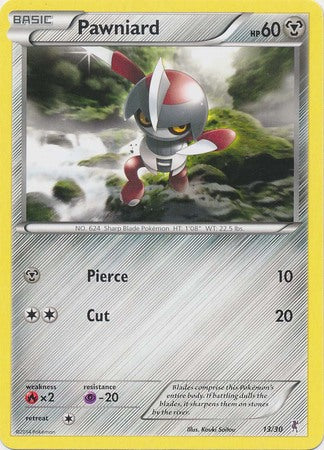 Pawniard (13/30) [XY: Trainer Kit 1 - Bisharp] | Good Games Morley